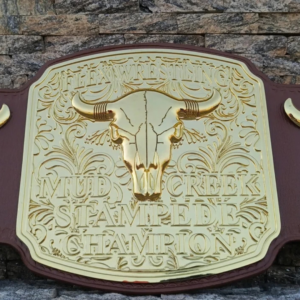 Custom Flex Wrestling Stempad Championship Belt