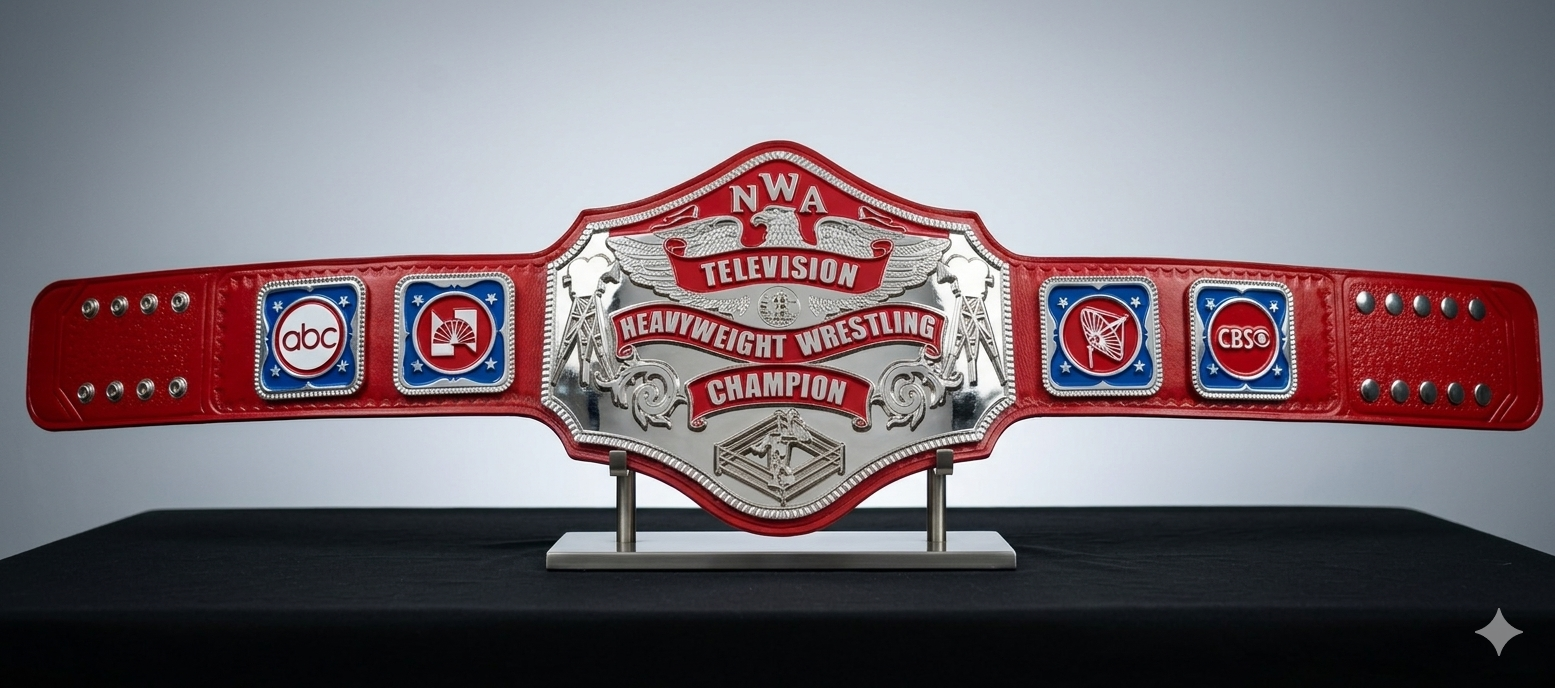 NWA Television Custom Championship Belt - Image 2