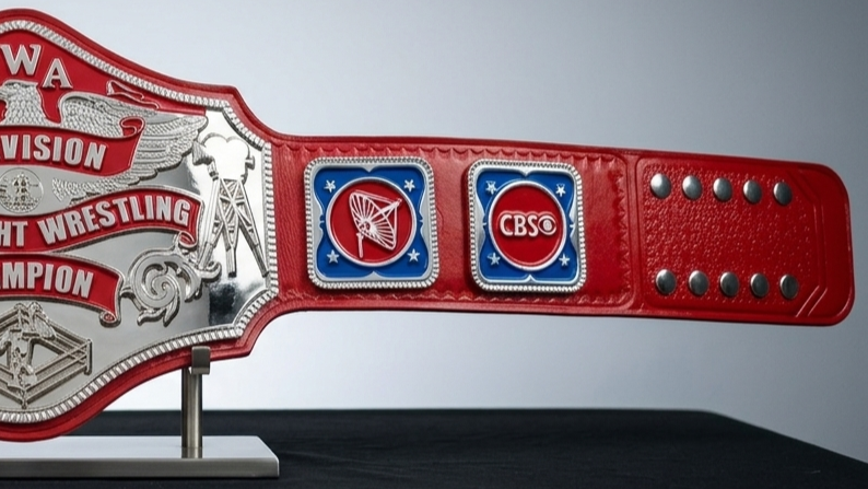 NWA Television Custom Championship Belt - Image 4